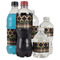 Moroccan & Plaid Water Bottle Label - Multiple Bottle Sizes