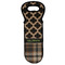 Moroccan & Plaid Wine Tote Bag (Personalized)