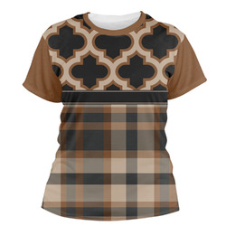 Moroccan & Plaid Women's Crew T-Shirt