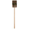 Moroccan & Plaid Wooden 6.25" Stir Stick - Rectangular - Single Stick