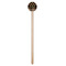 Moroccan & Plaid Wooden 7.5" Stir Stick - Round - Single Stick