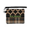 Moroccan & Plaid Wristlet ID Cases - Front