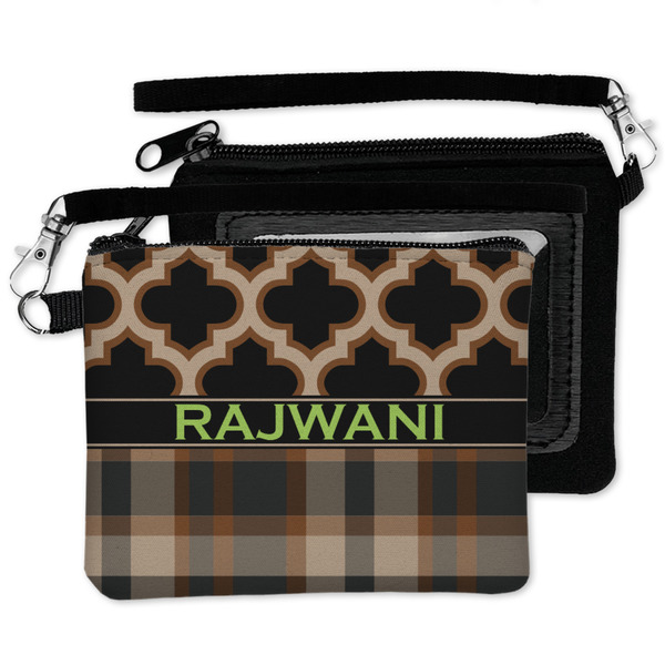 Moroccan & Plaid Wristlet ID Cases - MAIN