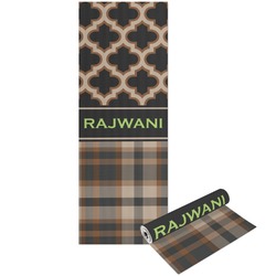 Moroccan & Plaid Yoga Mat - Printable Front and Back (Personalized)