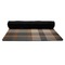 Moroccan & Plaid Yoga Mat Rolled up Black Rubber Backing