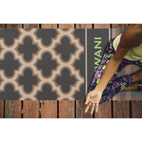 Moroccan & Plaid Yoga Mats - LIFESTYLE
