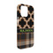 Moroccan & Plaid iPhone Case - Plastic - iPhone 13 (Personalized)