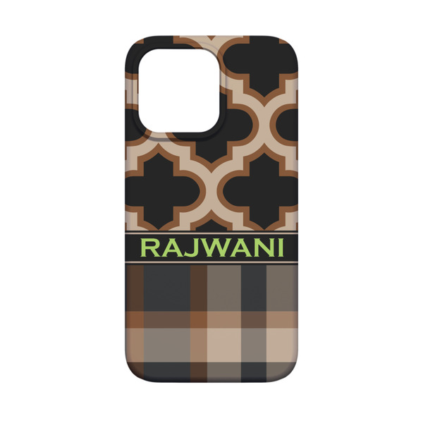Moroccan & Plaid iPhone 13 Mini Case - Back
