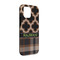 Moroccan & Plaid iPhone 13 Tough Case - Angle