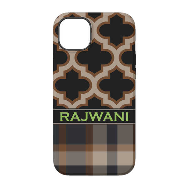 Moroccan & Plaid iPhone 14 Pro Tough Case - Back