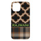Moroccan & Plaid iPhone 15 Pro Max Case - Back