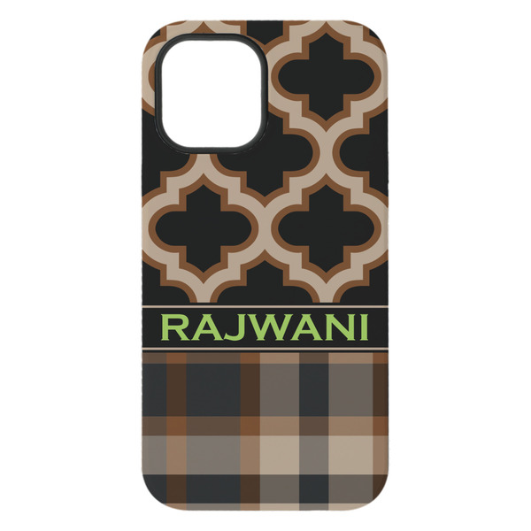 Moroccan & Plaid iPhone 15 Pro Max Tough Case - Back