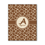 Giraffe Print Wood Print - 11x14 (Personalized)