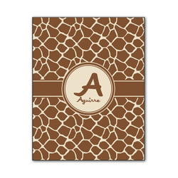 Giraffe Print Wood Print - 11x14 (Personalized)