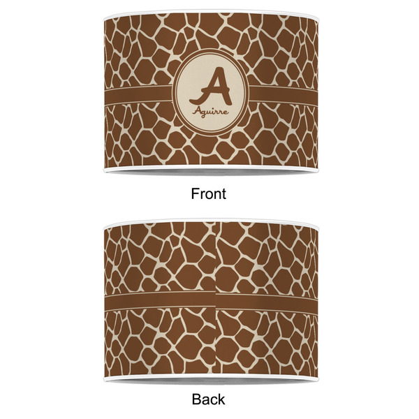 Giraffe Print 12" Drum Lampshade - APPROVAL (Poly Film)