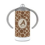 Giraffe Print 12 oz Stainless Steel Sippy Cup (Personalized)
