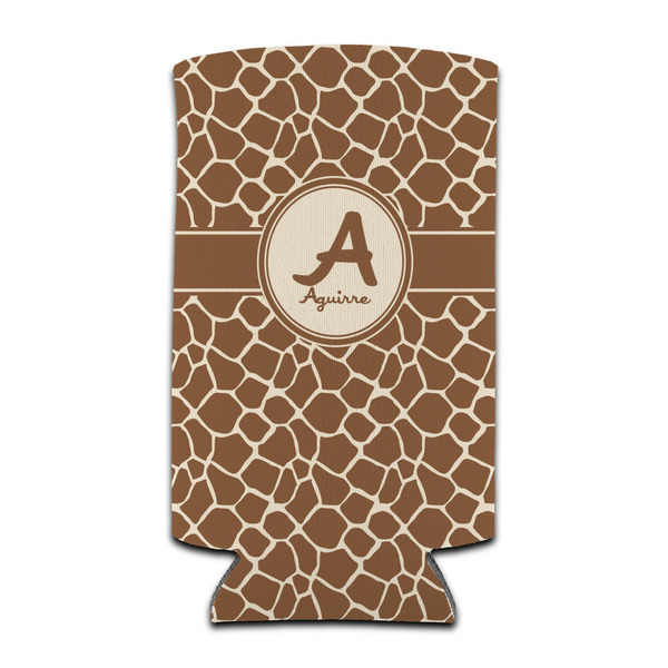 Giraffe Print 12oz Tall Can Sleeve - Set of 4 - FRONT