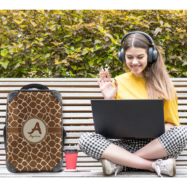 Giraffe Print 15" Backpack - LIFESTYLE