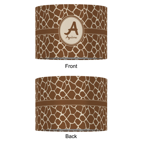 Giraffe Print 16" Drum Lampshade - APPROVAL (Fabric)