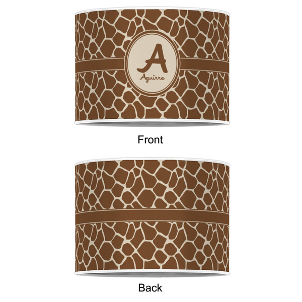 Giraffe Print 16" Drum Lampshade - APPROVAL (Poly Film)