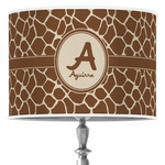 Giraffe Print Drum Lamp Shade (Personalized)