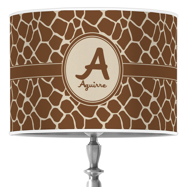 Custom Giraffe Print Drum Lamp Shade (Personalized)