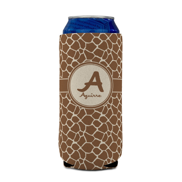 Giraffe Print 16oz Can Sleeve - FRONT (on can)