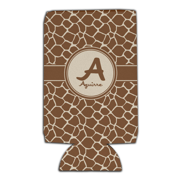 Giraffe Print 16oz Can Sleeve - Set of 4 - FRONT