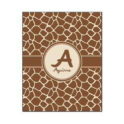Giraffe Print Wood Print - 16x20 (Personalized)