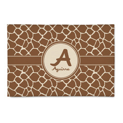 Giraffe Print 2' x 3' Indoor Area Rug (Personalized)