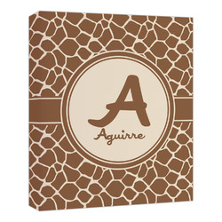 Giraffe Print Canvas Print - 20x24 (Personalized)