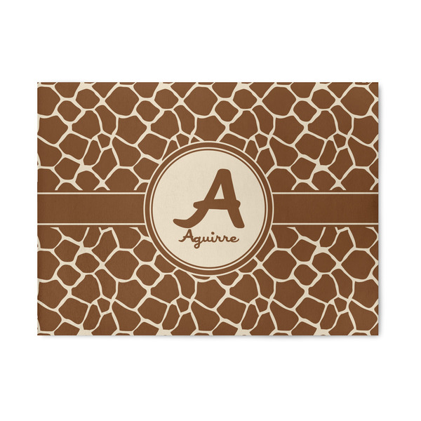 Custom Giraffe Print Area Rug (Personalized)