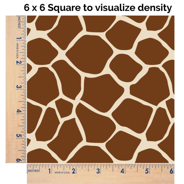 Giraffe Print 6x6 Swatch of Fabric