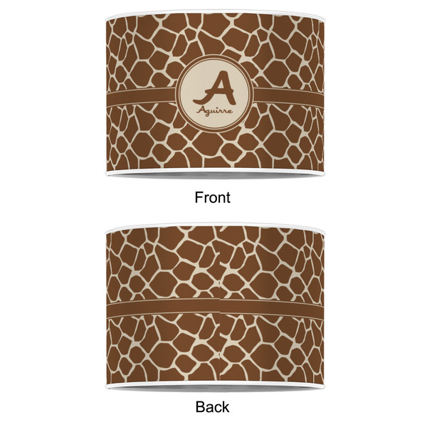 Giraffe Print 8" Drum Lampshade - APPROVAL (Poly Film)