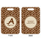 Giraffe Print Aluminum Luggage Tag (Front + Back)