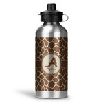 Giraffe Print Water Bottles - 20 oz - Aluminum (Personalized)