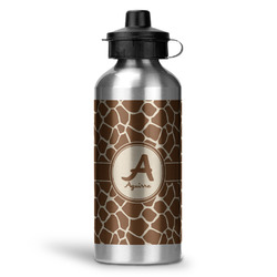 Giraffe Print Water Bottles - 20 oz - Aluminum (Personalized)