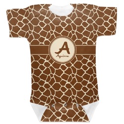 Giraffe Print Baby Bodysuit (Personalized)