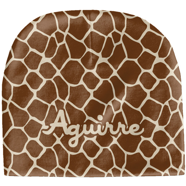 Custom Giraffe Print Baby Hat (Beanie) (Personalized)