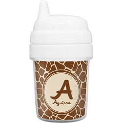 Giraffe Print Baby Sippy Cup (Personalized)