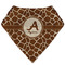 Giraffe Print Bandana Bib (Personalized)