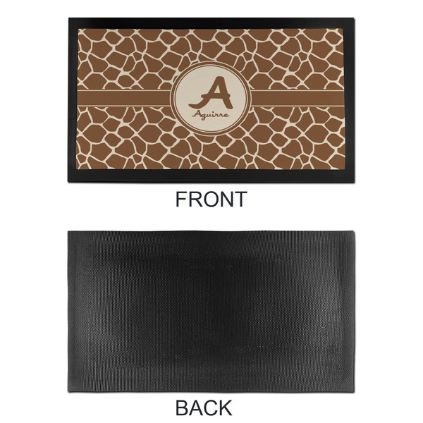 Giraffe Print Bar Mat - Small - APPROVAL
