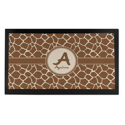 Giraffe Print Bar Mat - Small (Personalized)
