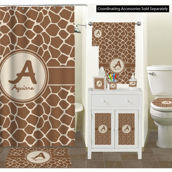 Giraffe Print Bathroom Scene