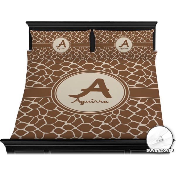 Giraffe Print Bedding Set (King) - Duvet