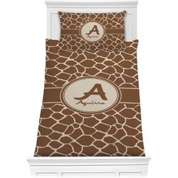 Giraffe Print Comforter Set - Twin (Personalized)
