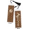 Giraffe Print Bookmark with tassel - Front and Back