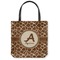 Giraffe Print Canvas Tote Bag - Small - 13"x13" (Personalized)
