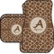 Giraffe Print Car Floor Mats Set - 2 Front & 2 Back (Personalized)