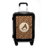 Giraffe Print Carry On Hard Shell Suitcase (Personalized)